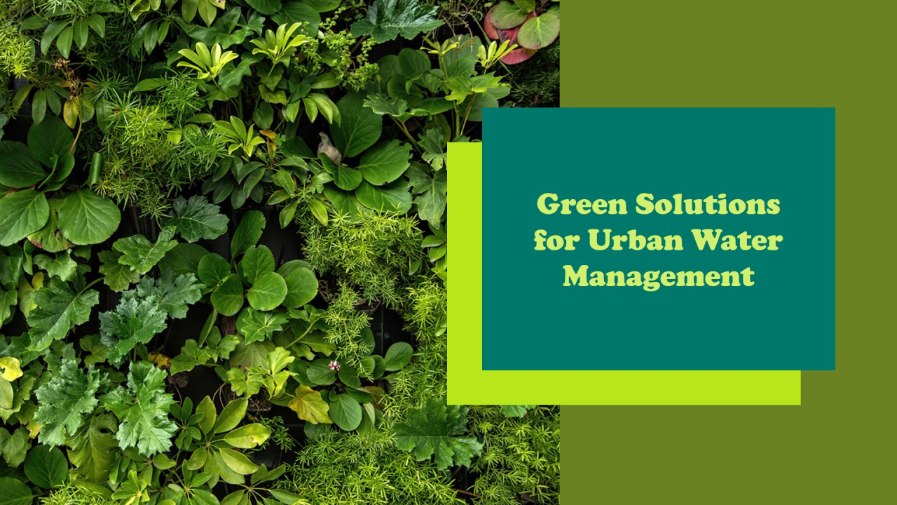 Urban Water Management: Green Infrastructure and Community Solutions ...