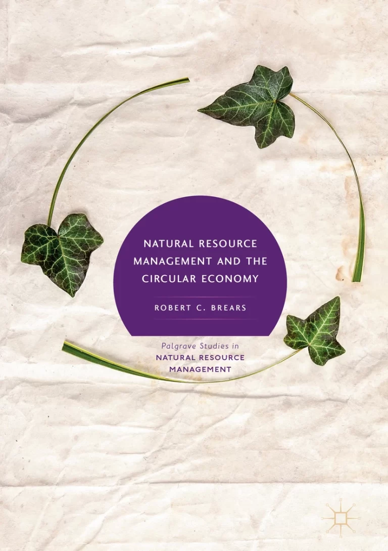 Book cover of “Natural Resource Management and the Circular Economy” discussing policy innovation and sustainable resource systems.