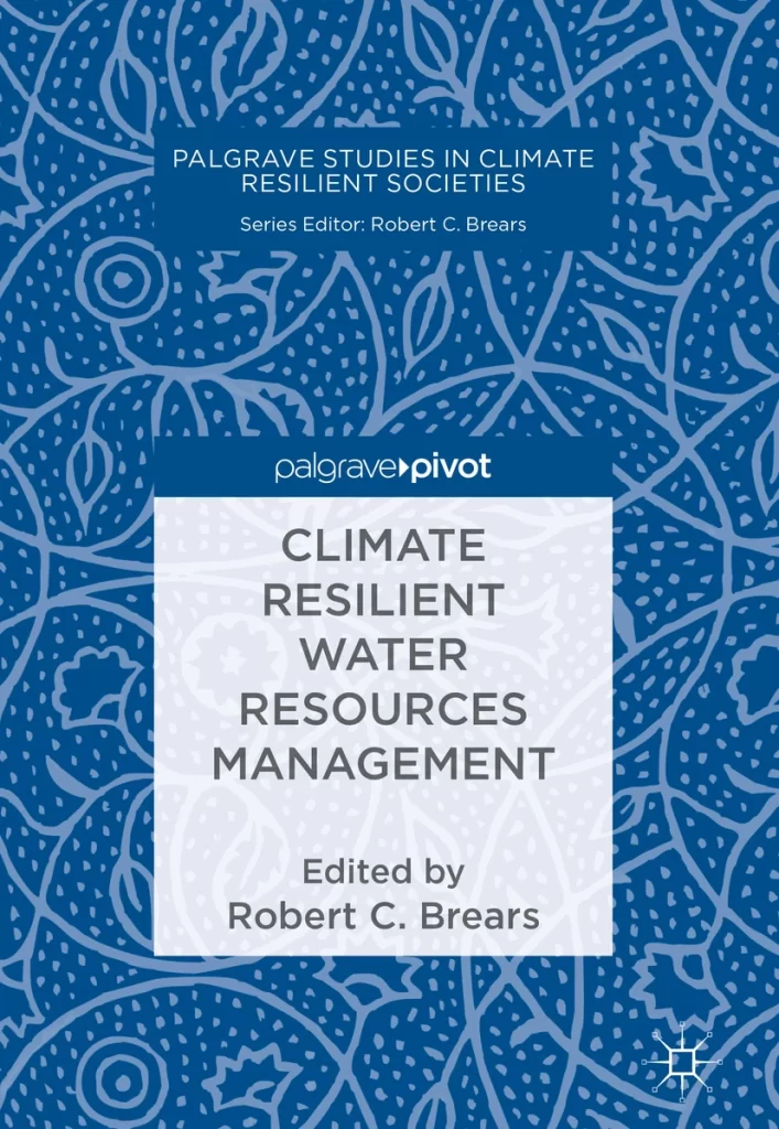 Book cover for Climate Resilient Water Resources Management focused on adaptive water governance, climate resilience, and sustainable water policy.
